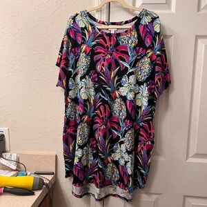LulaRoe 3x high low tunic with pockets